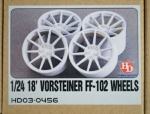 [사전 예약] HD03-0456 1/24 18\' Vorsteiner FF-102 Wheels Hobby Design
