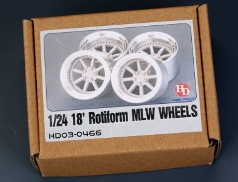 HD03-0466 1/24 18\\\\\\\' Rotiform MLW Wheels (Aluminum alloy+Resin) Hobby Design