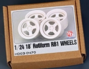 HD03-0470 1/24 18\\\' Rotiform RB1 Wheels Hobby Design