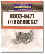 [사전 예약] HD03-0477 1/18 RACING BRAKE SET For HD03-0442 Hobby Design