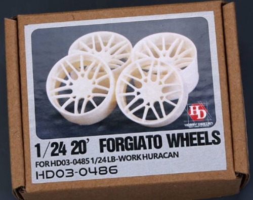 [사전 예약] HD03-0486 1/24 20\' Forgiato Wheels For LB Huracan HD03-0485 Hobby Design