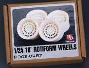 [사전 예약 ~3/23일] HD03-0487 1/24 18\' Rotiform Wheels Hobby Design