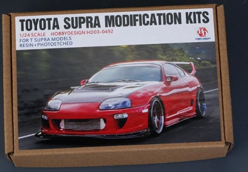 HD03-0492 1/24 Toyota Supra Modification Kits (Resin+PE+Metal parts) Hobby Design
