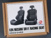 HD03-0493 1/24 Racing Seat SR11 Racing Seats (Resin+Decals) Hobby Design