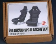 HD03-0499 1/18 Recaro SPG-III Racing Seats (Resin+PE+Decals) Hobby Design