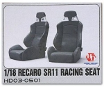 [사전 예약] HD03-0501 1/18 Racing Seat SR11 Racing Seats (Resin+Decals) Hobby Design