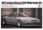 HD03-0509 1/24 RB Pandem Nissan R32 Wide Body Kit For Tamiya R32 KIT (Resin+PE+Metal parts+Decals) H