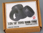 HD03-0528 1/24 18\\\\\\\' Toyo R888 Tires (Resin Tires) Hobby Design