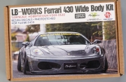 [사전 예약 ~3/23일] HD03-0530 1/24 LB-Works Ferrari 430 Wide Body Kit For Fujimi F430 (Resin+Metal Wheels+PE+Decals+Met