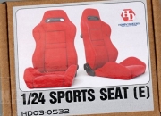 HD03-0532 1/24 Sports seats (E) (Resin+Decals) Hobby Design