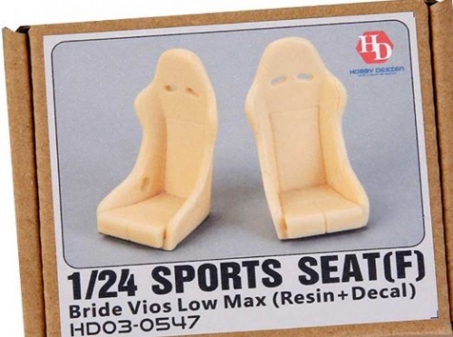 [사전 예약] HD03-0547 1/24 Sports Seat (F) Bride Vios Low Max (Resin+Decal） Hobby Design