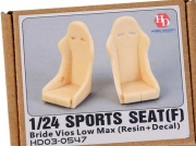 [사전 예약 ~3/23일] HD03-0547 1/24 Sports Seat (F) Bride Vios Low Max (Resin+Decal） Hobby Design
