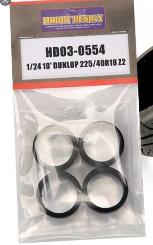 HD03-0554 1/24 18\' Dunlop 225/40R18 Z2 Hobby Design