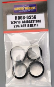 HD03-0556 1/24 18\\\' Bridgestone 225/40R18 RE71R Hobby Design