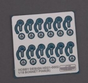 HD21-0002 1/18 Bonnet Pins(B) Hobby Design