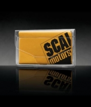 SM1105 \\\'Scale Motorsport\\\' Logo Microfiber Polishing Cloth - Yellow