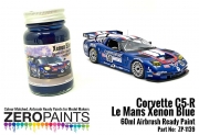 DZ585 Zero Paints Corvette C5R Le Mans Xenon Blue Paint 60ml ZP-1139