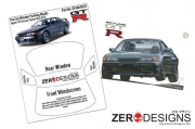 ZD-WM-0022 1/12 Nissan Skyline R32 GT-R Window PaintingMasks (Fujimi)
