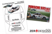 ZD-WM-0033 1/24 Porsche Kremer 935 K2 Pre Cut WindowPainting Masks (Beemax)