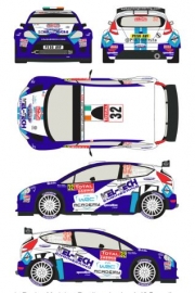RD24/004 1/24 Ford Fiesta S2000 #32 Rally Montecarlo 2012 Racing 43 Decals