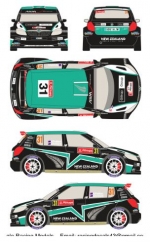 RD24/017 1/24 Skoda Fabia S2000 #31 Rally Portugal 2012 Racing 43 Decals