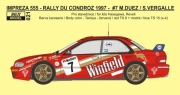 REJ0021 Transkit – Subaru Impreza WRX Rally du Condroz 1997 – M.Duez Reji Model 1/24.
