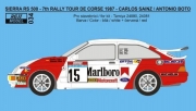 REJ0034 Ford Sierra 500 RS - 7th Tour de Corse 1987 - Sainz / Boto Reji Model 1/24.