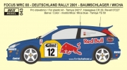 REJ0043 Transkit – Ford Focus WRC 00 Rally Deutschland 2001 Reji Model 1/24.