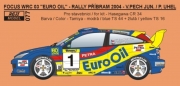 REJ0077 Transkit - Ford Focus WRC 03 EURO OIL - Rally Příbram 2004 Reji Model 1/24.