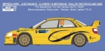 REJ0118 Decal – Subaru Impreza WRC 04 „JCB Finance“ -Deutschland 2006 – G. Jones Reji Model 1/24.