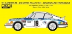 REJ0120 Decal - Porsche 911 Carrera 2.7RS - 2nd Safari rally 1974 Reji Model 1/24.