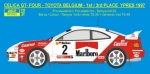 REJ0162 Transkit – Toyota Celica GT Four - 1997 Rally Ypres Reji Model 1/24.