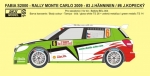 REJ0169 Transkit – Fabia S2000 Rally Monte Carlo 2009 Reji Model 1/24.