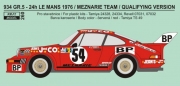 REJ0260 Transkit – Porsche 934 Gr.5 ( 934/5 rear spoiler ) LeMans 1976 - BP Meznarie team Reji Model 1/