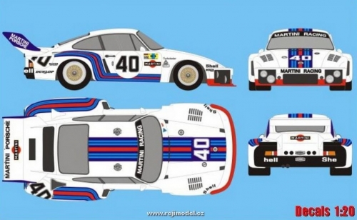 REJ0100 Porsche 935 Turbo - Le Mans1976 - Stommelen/Schurti Reji Model 1/20.