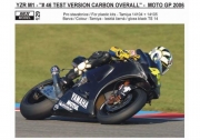REJ0129 Decal – Yamaha YZR M1 MotoGP 2006 Test version - carbon # 46 Reji Model 1/12.