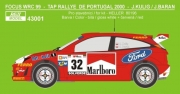REJ43001 1/43 Decal -Ford Focus WRC - Rally Portugal 2000 - J.Kulig Reji Model