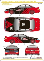 SK24103 1/24 Toyota Corolla Levin AE92 Gr.A JTC 89 Team ADVAN SK Decals for Beemax