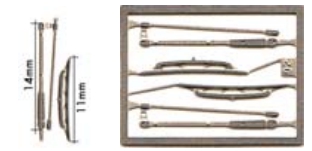 FT05 1/43 Compasses wiper type B 4 pieces Endurance-Imsa Photoetched Tameo Kits