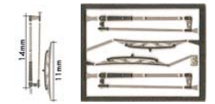 [사전 예약] FT06 1/43 Compasses wiper type 4 pieces Imsa Photoetched Tameo Kits
