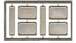 [사전 예약] FT18 1/43 Number plate frame front and rear 4 + 8 pieces… Photoetched Tameo Kits