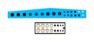 [사전 예약] FT30 1/43 Instrument panels with decals 16 pieces Photoetched Tameo Kits
