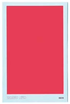 [사전 예약] DG18 1/43 Fluorescent red 108×68 mm   1 piece Common Decals Tameo Kits