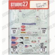 [사전 예약] ST27-DC531C 1/24 FOCUS RS WRC "FLAG" #17 2001 Studio27