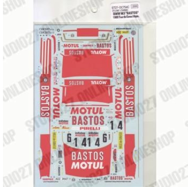 [사전 예약] ST27-DC754C 1/24 M3 "BASTOS" (1989) Tour de corse Studio27 for Fujimi