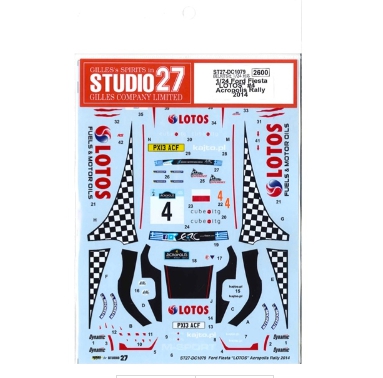 [사전 예약] ST27-DC1079 1/24 Fiesta "LOTOS" #4 Acropolis Rally (2014) Studio27