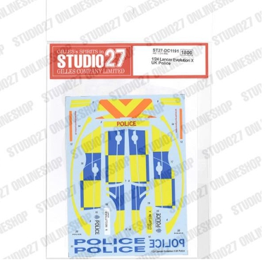 [사전 예약] ST27-DC1191 1/24 Lancer Evolution X UK Police Studio27
