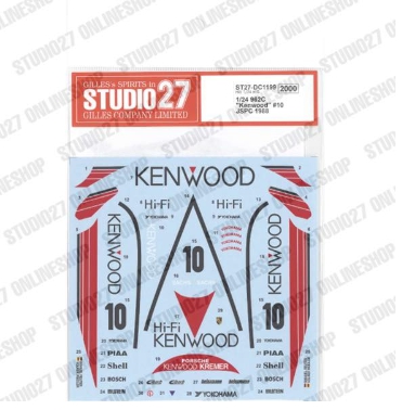 [사전 예약] ST27-DC1199 1/24962C "Kenwood" #10 JSPC 1988 Studio27