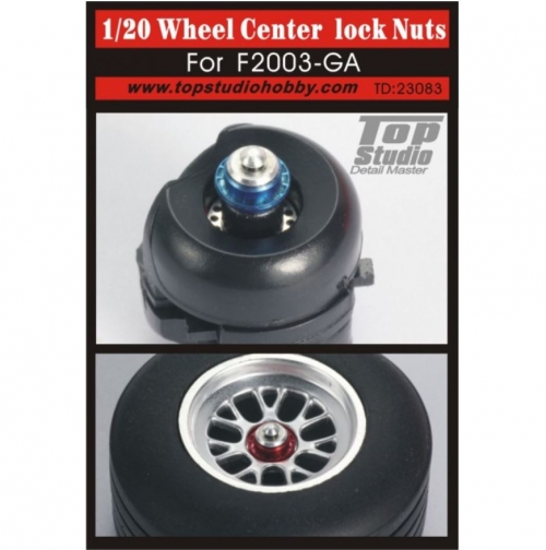 [사전 예약] TD23083 1/20 Wheel Center Lock Nuts For F2003-GA Top Studio