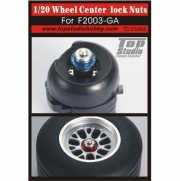 TD23083 1/20 Wheel Center Lock Nuts For F2003-GA Top Studio